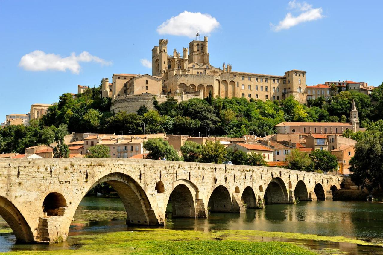 "Le Patio"-Meuble De Tourisme 3 Etoiles -Residence "Les Logis De Beziers"-Garage Optionnel-Coeur De Ville-Plages A 16Km ! Dış mekan fotoğraf